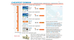 Desktop Screenshot of cheapestdomain.info